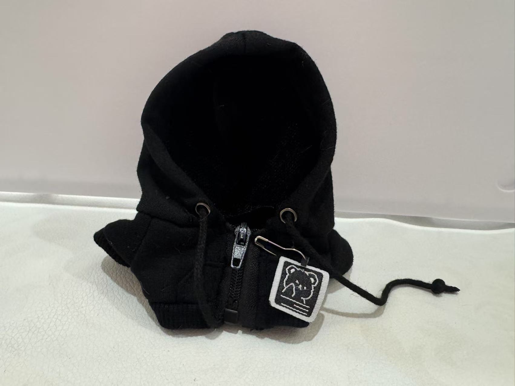 Black Hoodie - Labubu Clothes for Have A Seat/Macaron - 1