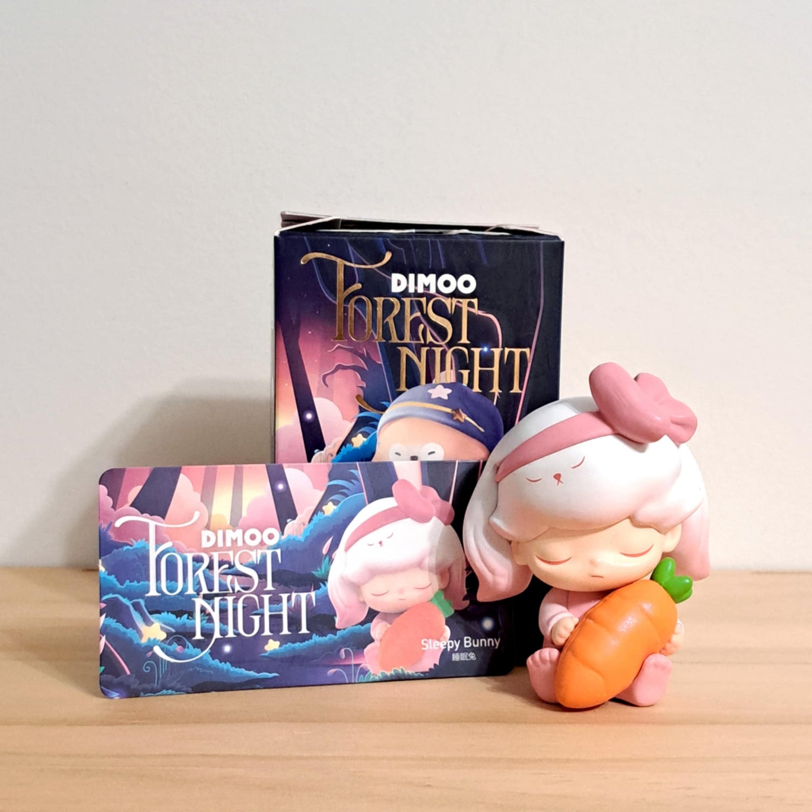 Sleepy Bunny - Dimoo Forest Night - Pop Mart - 1