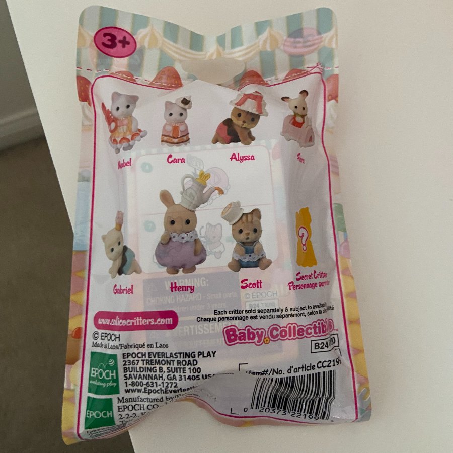 Calico Critters Baby Cake Party Series Blind Bag - EPOCH - 2