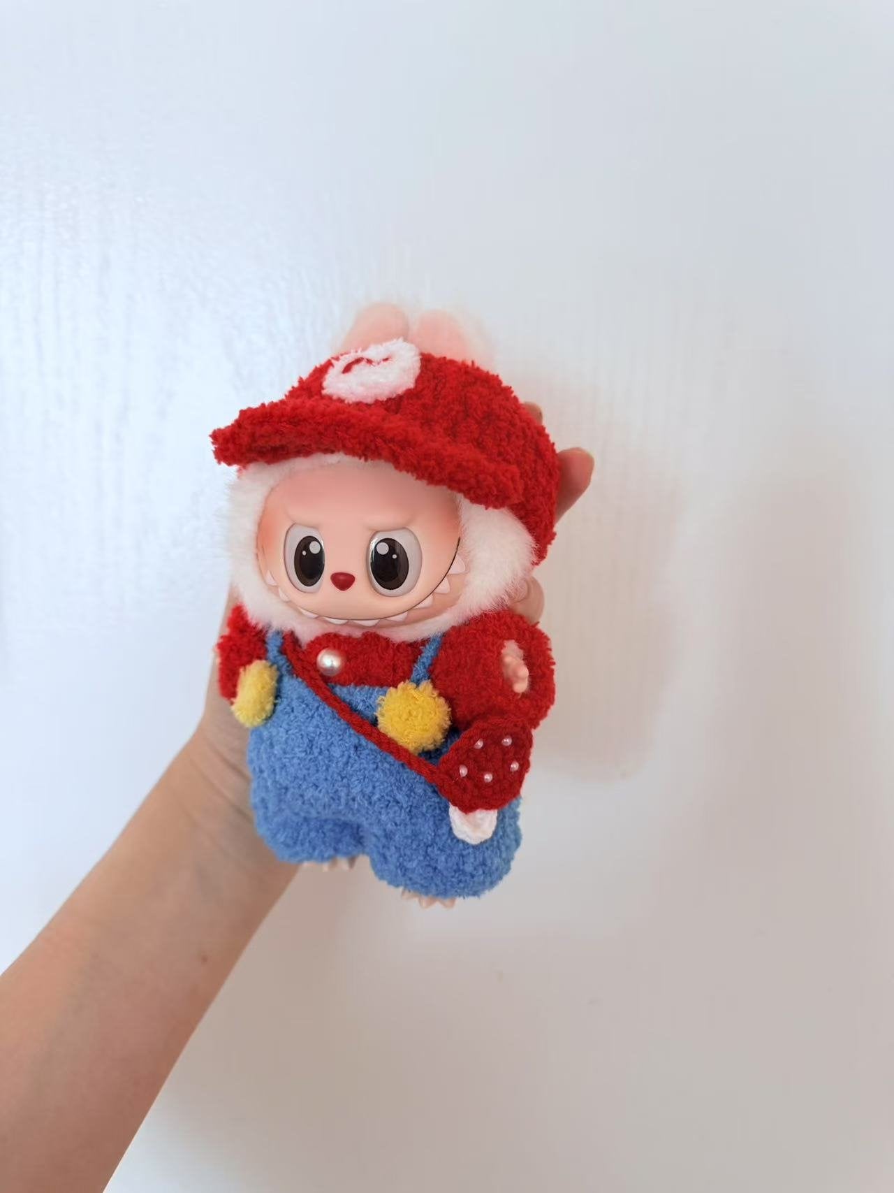 Crochet Mario - Labubu Clothes For Exciting Macaron - 1