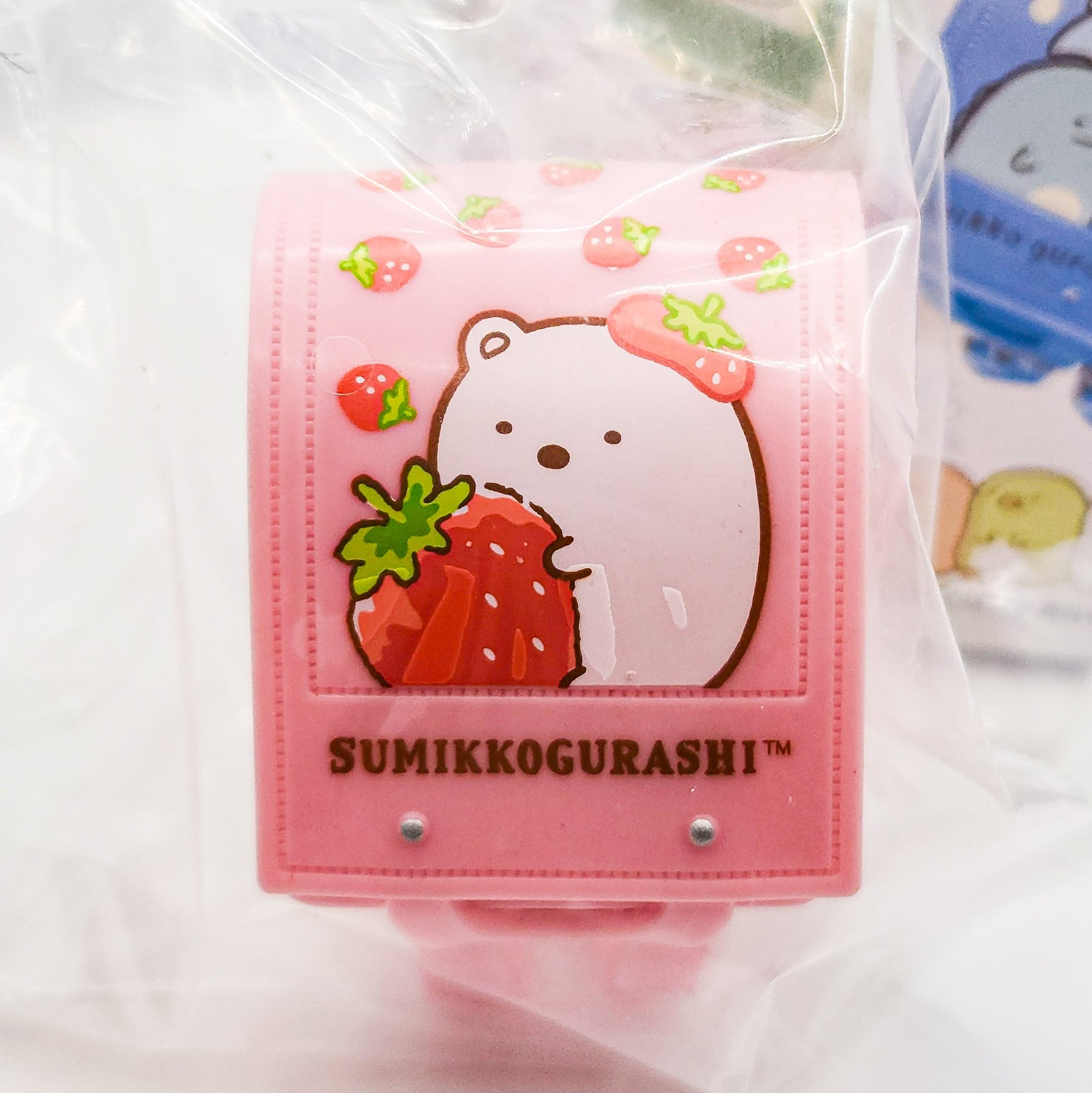 Sumikko Gurashi Lunlun Seasonal Randoseru - SHIROKUMA STRAWBERRY by RE-MENT - 1