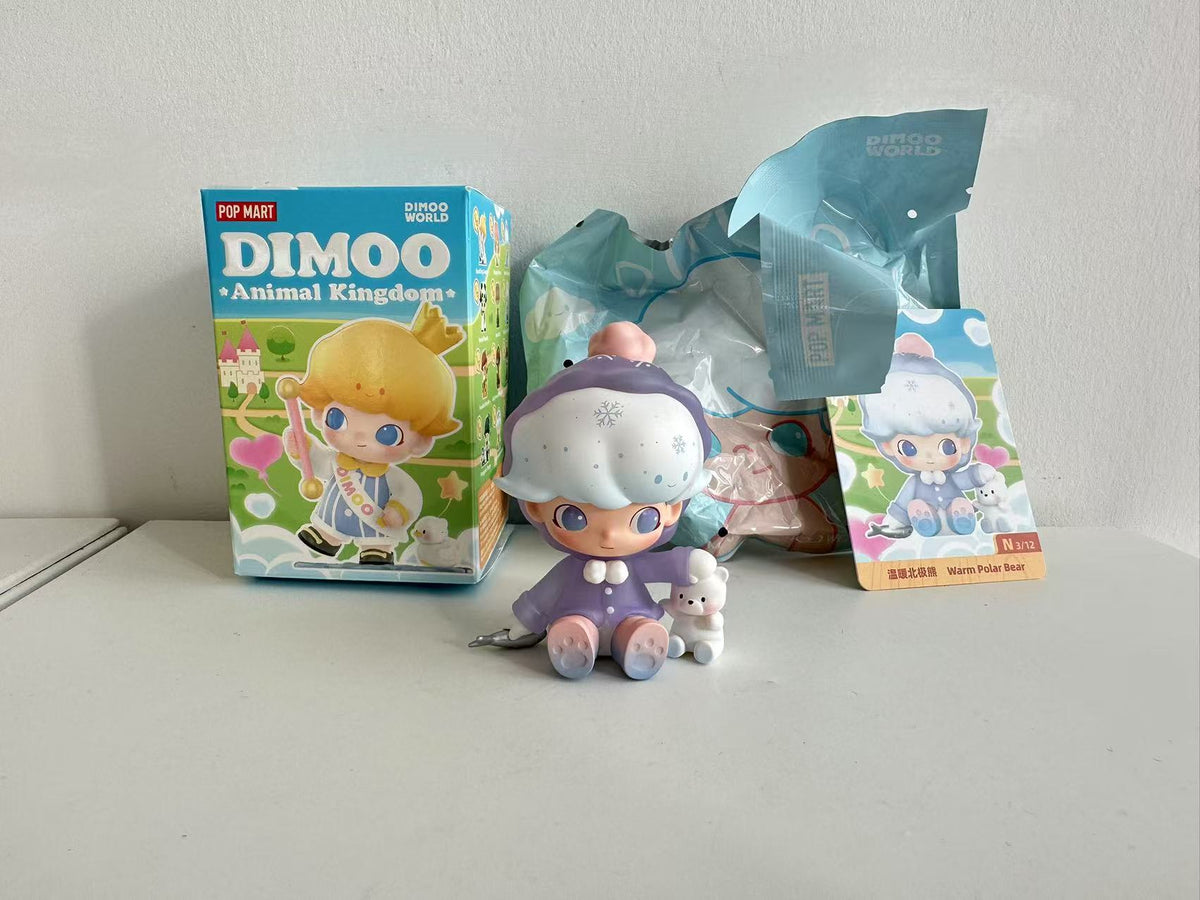 Warm polar bear - DIMOO Animal Kingdom Series Figures by POP MART - 1