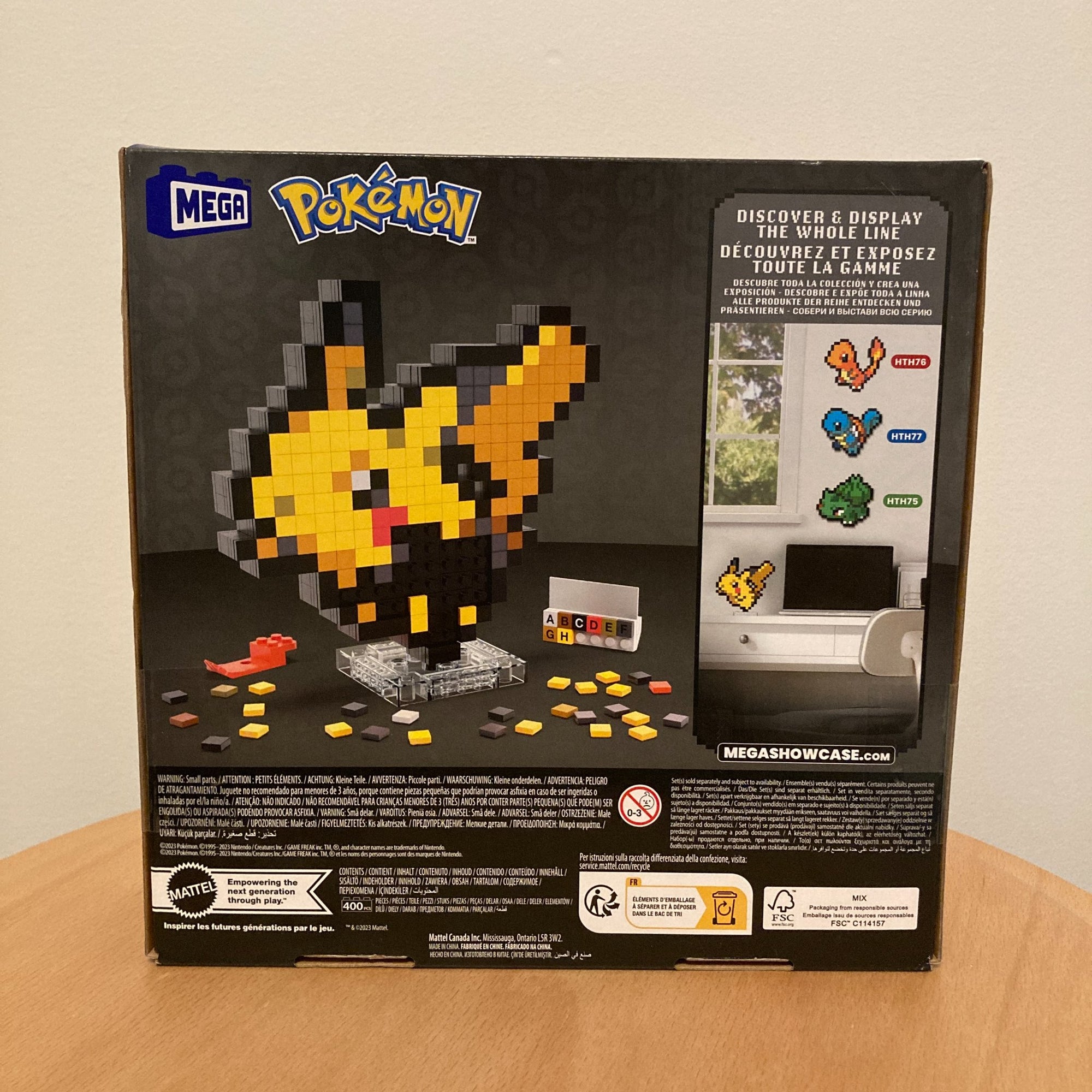 MEGA  Pikachu - Pokémon Pixel Art - Mega Blocks - 1