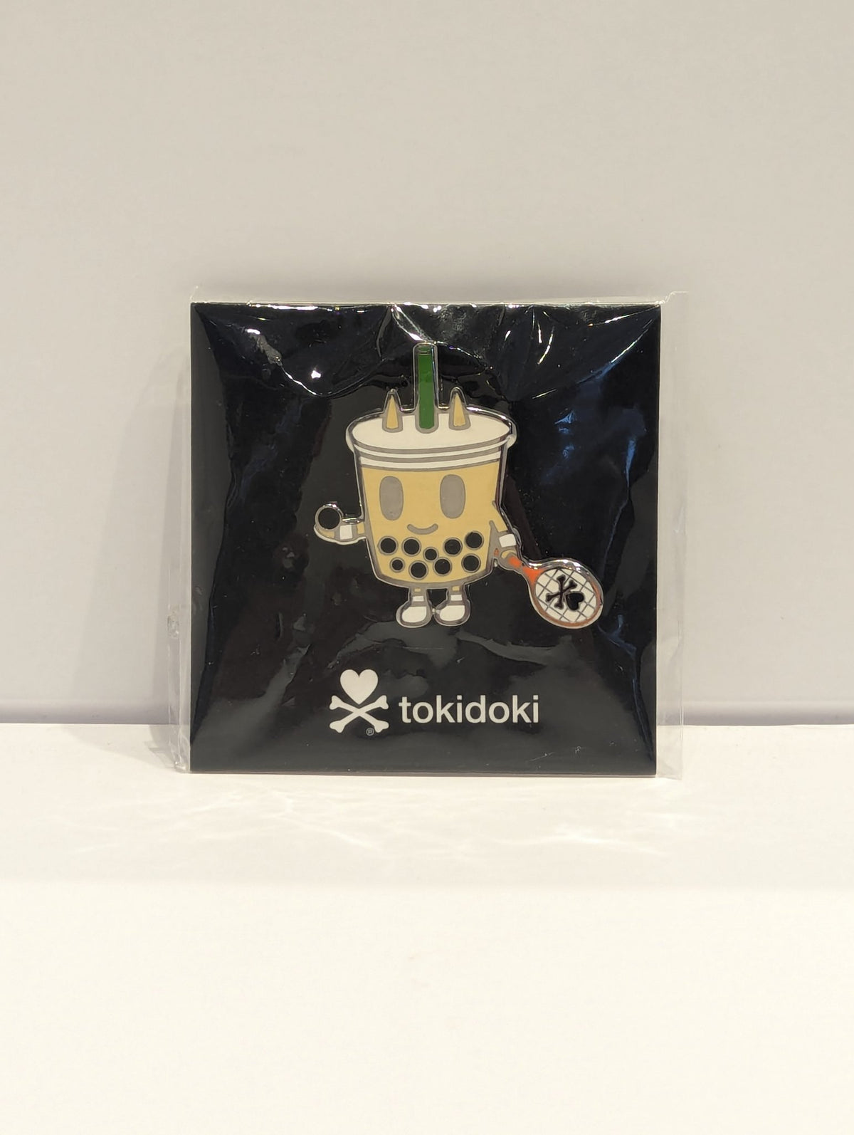 Tokidoki - Bubbletea Boba Bob Tennis Pin - Simone Legno  - 1