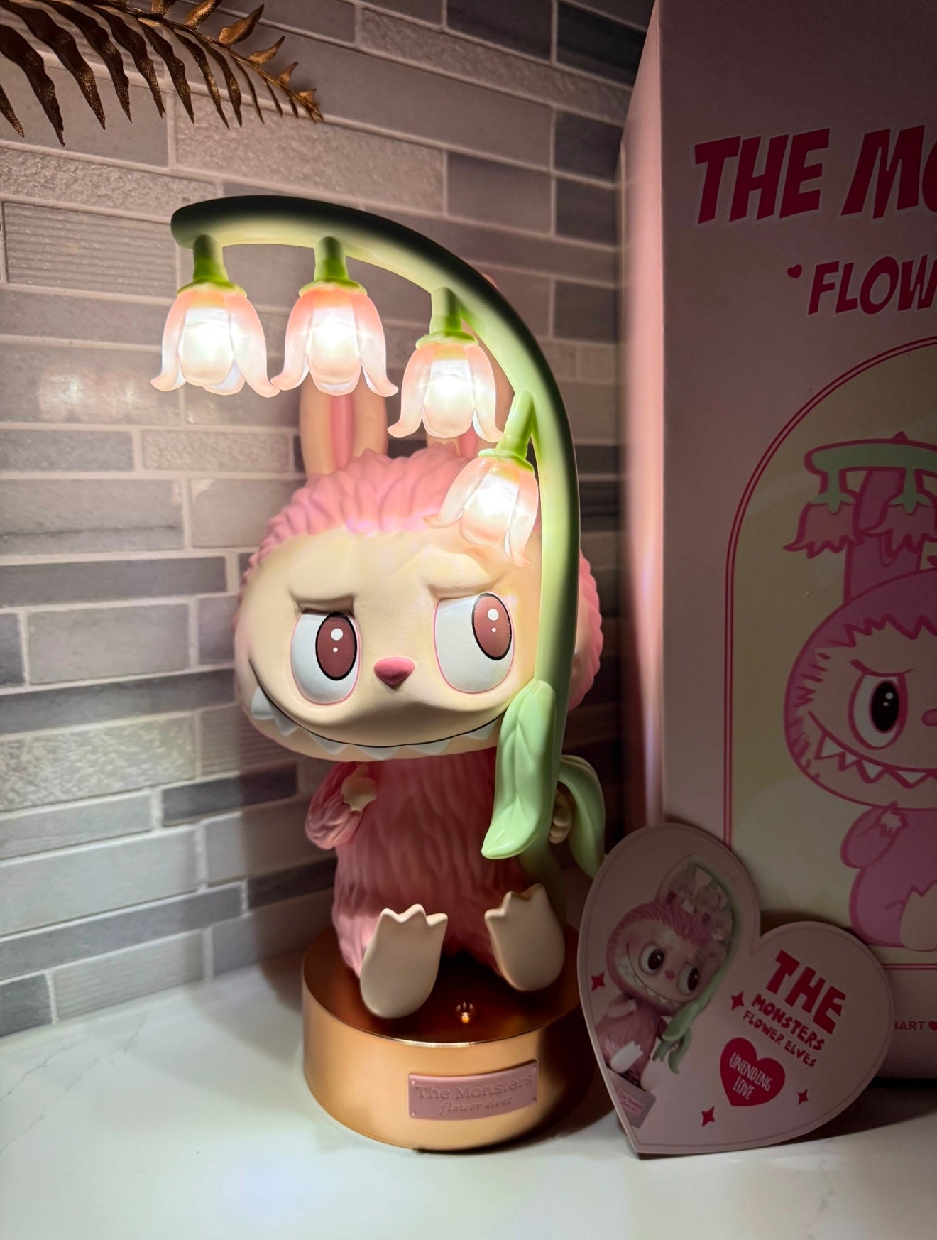 Unending Love - The Monsters LABUBU Flower Elves Lamp - POP Mart - 1