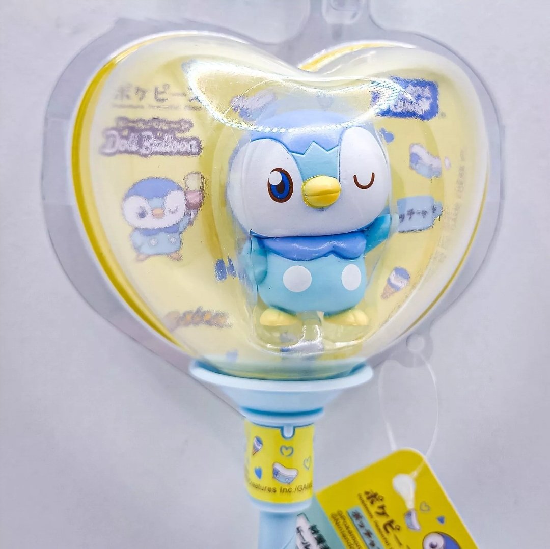 Pokemon PIPLUP Poke Peace Balloon Doll Figure Peaceful Place by Takara Tomy Japan - 1