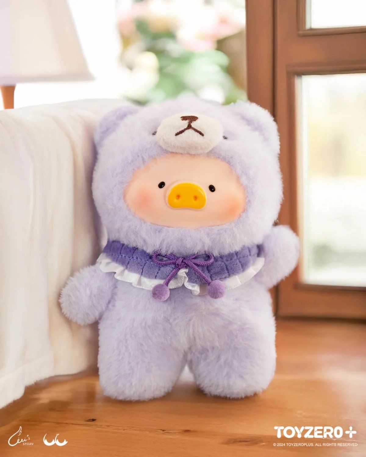 Romantic Teddy - LuLu the Piggy – Joyful Time Series PVC Plush Keychain  - 1