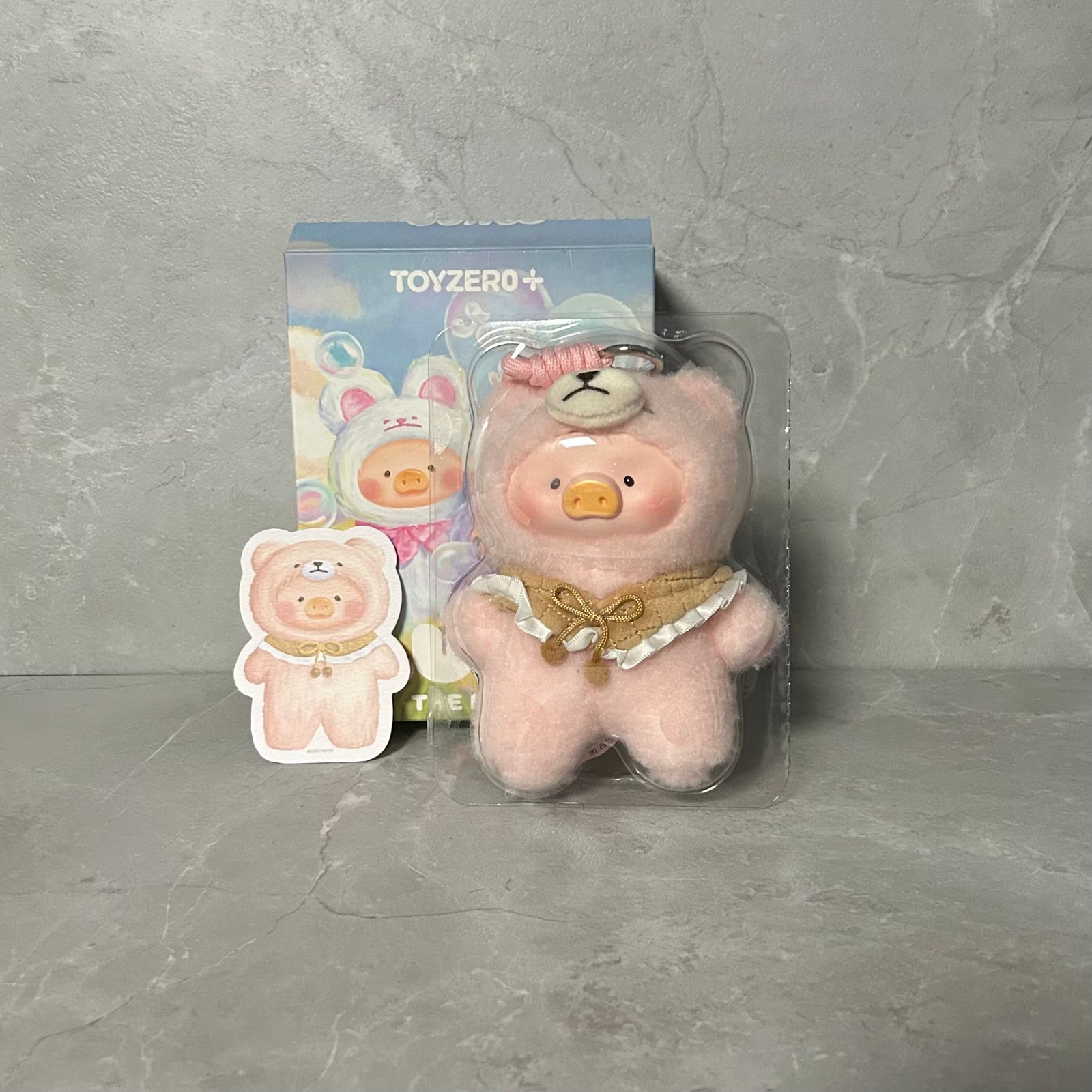 Sunshine Teddy - LuLu the Piggy – Joyful Time Series PVC Plush Keychain  - 1