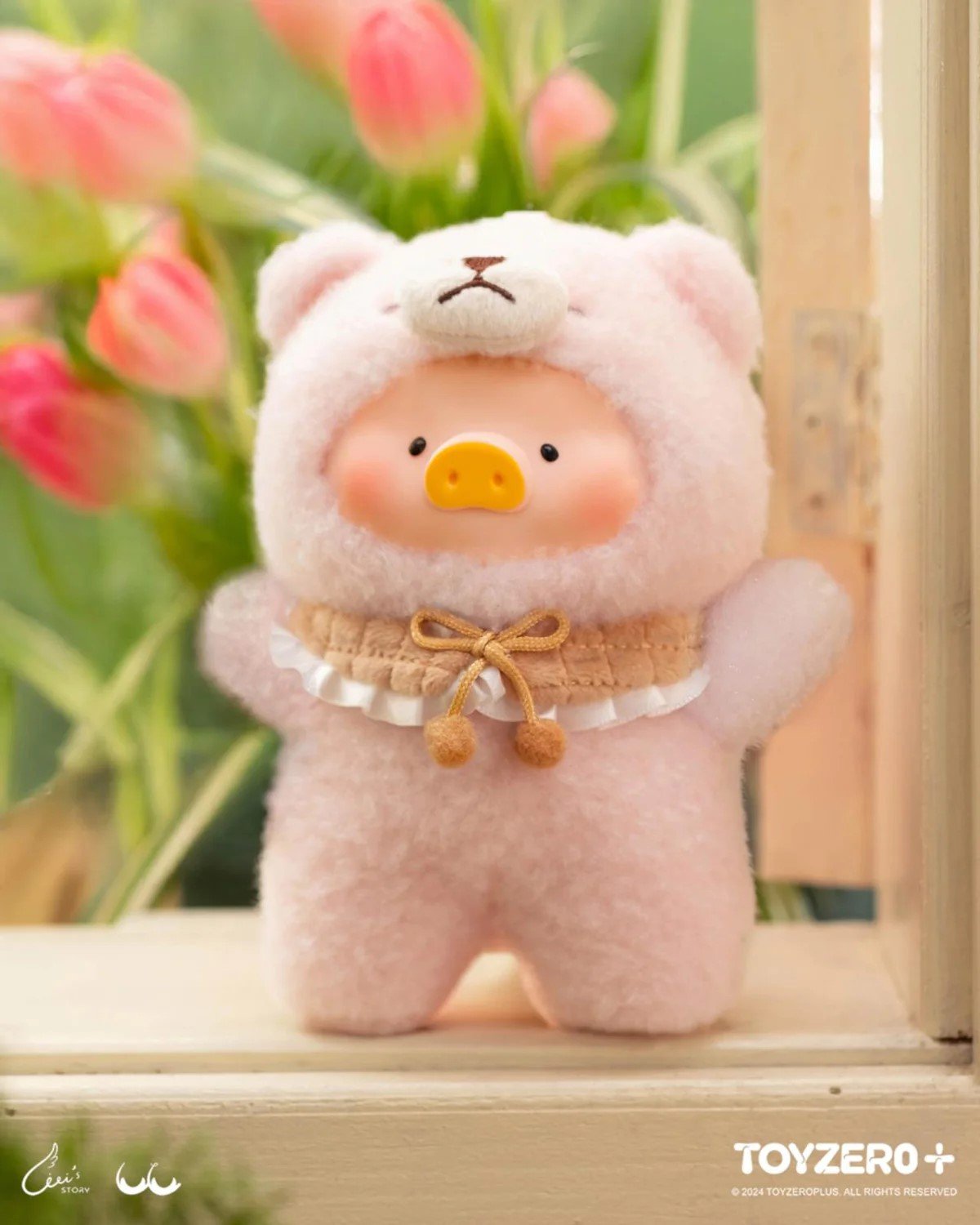 Sunshine Teddy - LuLu the Piggy – Joyful Time Series PVC Plush Keychain  - 1