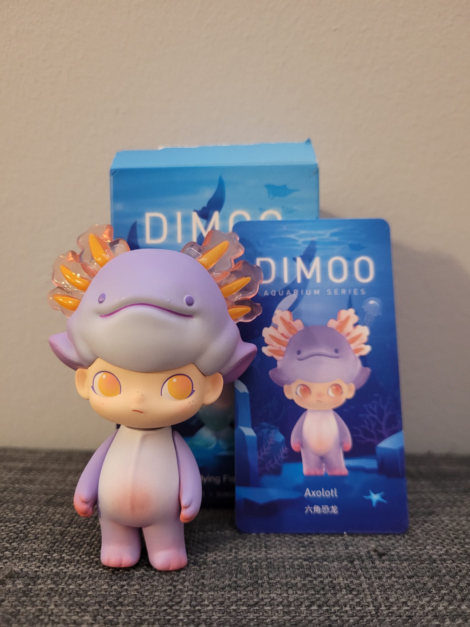 Axolotl Dimoo - Aquarium Series - Popmart - 1