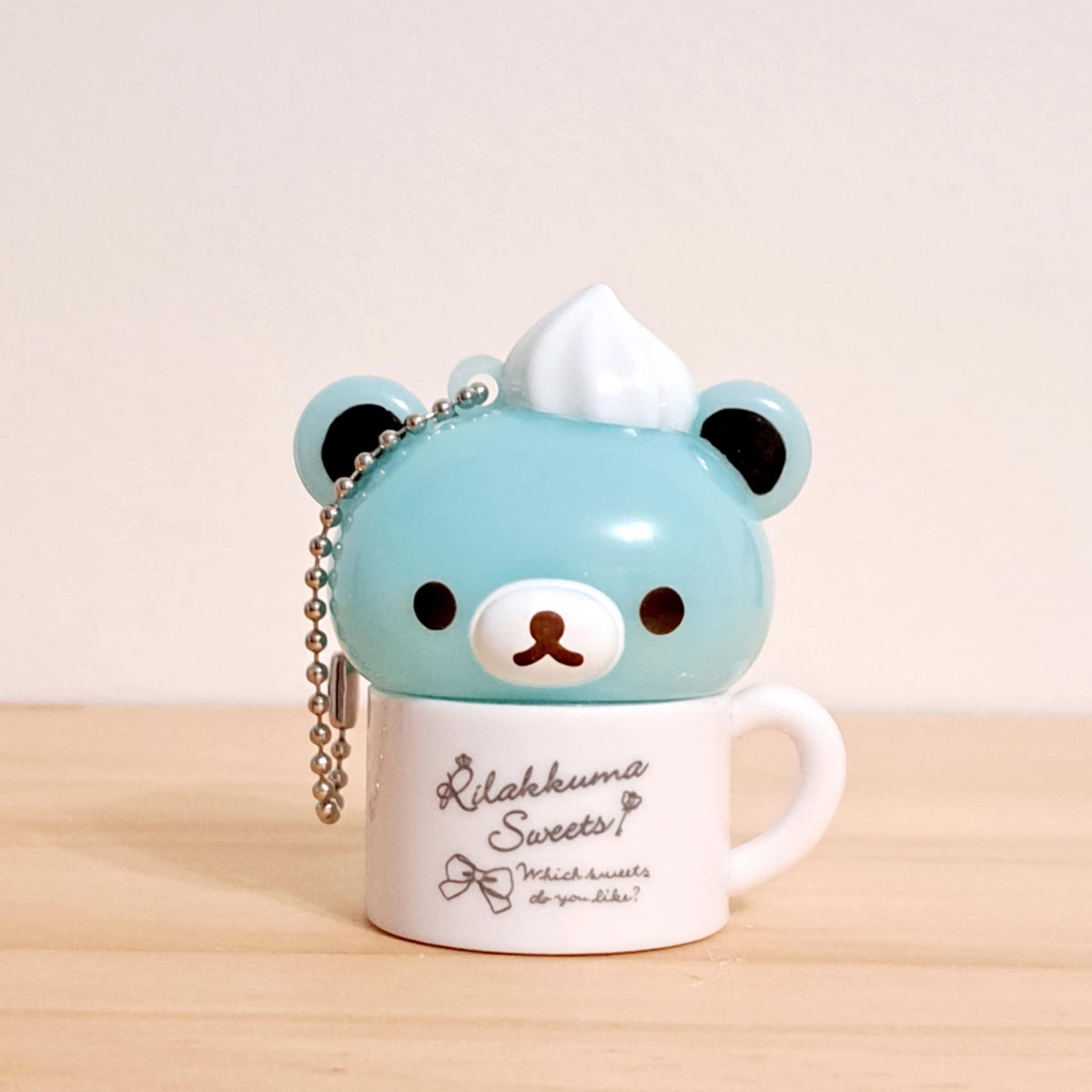 Mint - Rilakkuma Sweets Cupcake Light Keychain - 1