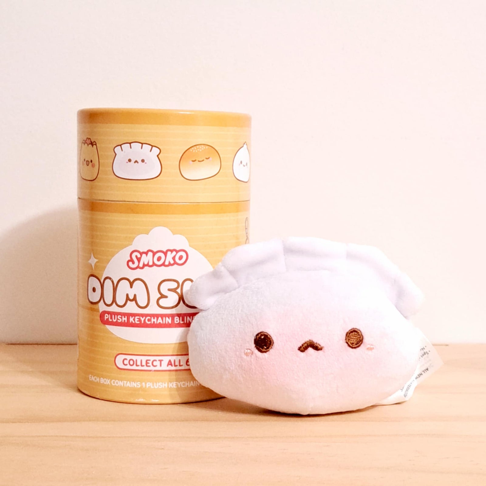 Shrimp Dumpling - Smoko Dim Sum Plush Keychain - 1