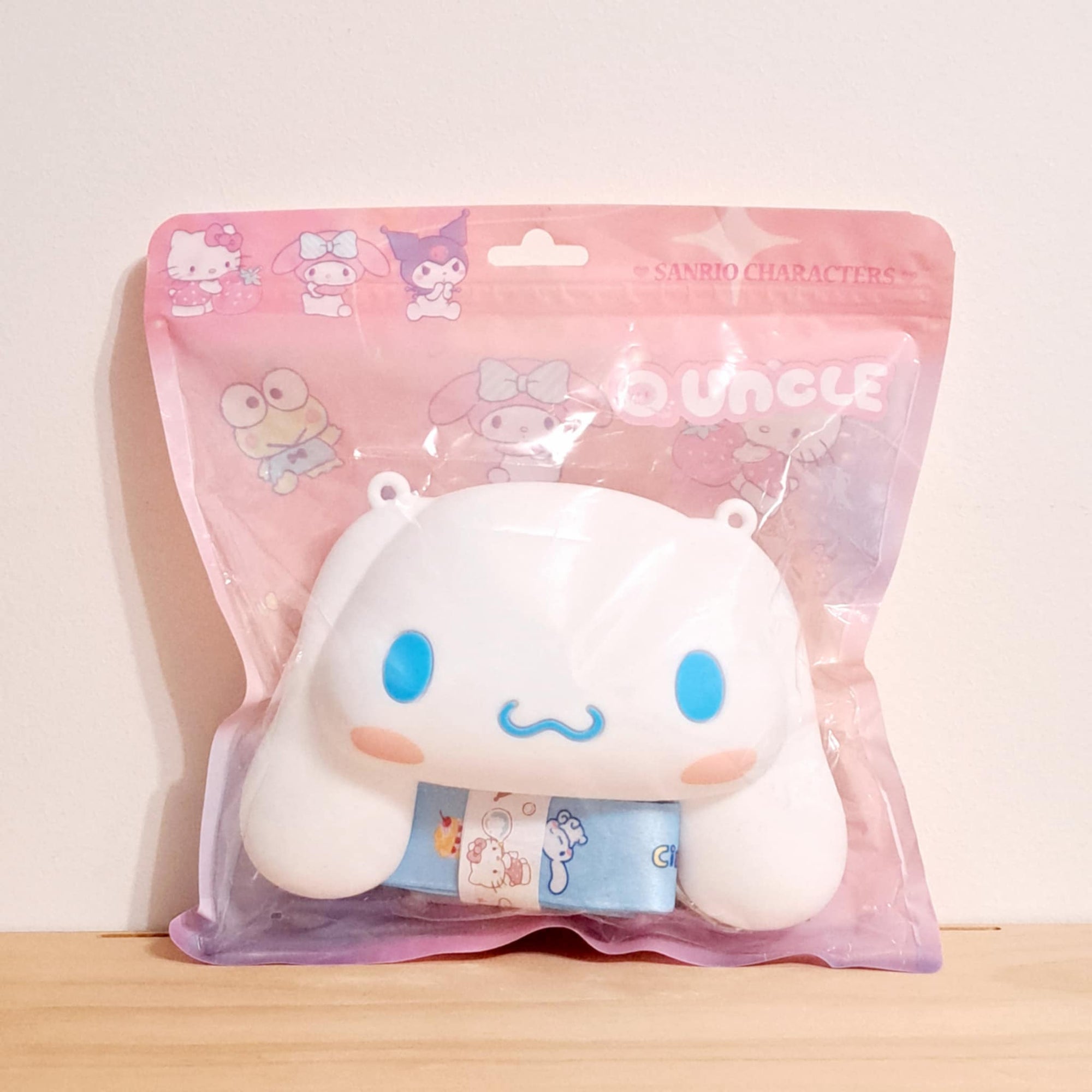 Cinnamoroll - Sanrio Character Squishy Silicone Coin Purse With Strap - 1