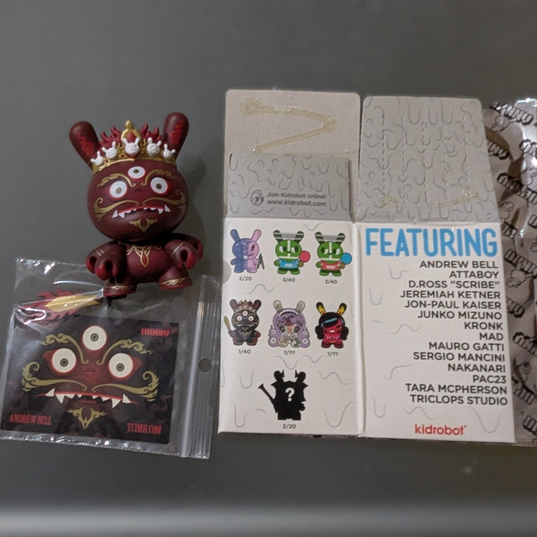 Red Mahakala - Dunny 2012 - Andrew Bell 1/80 - 1