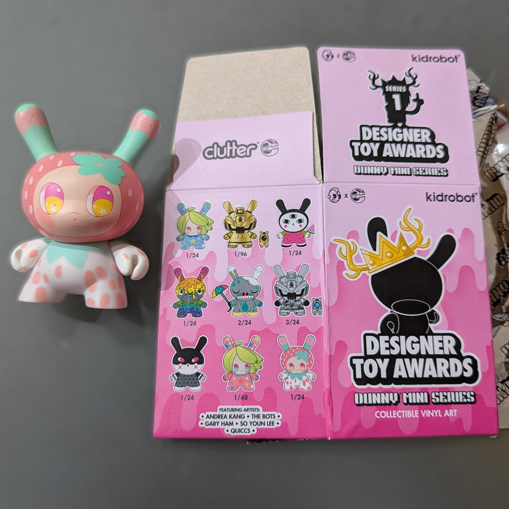 Strawberry Mango - Dunny Designer Toy Awards - So Youn Lee 1/24  - 1