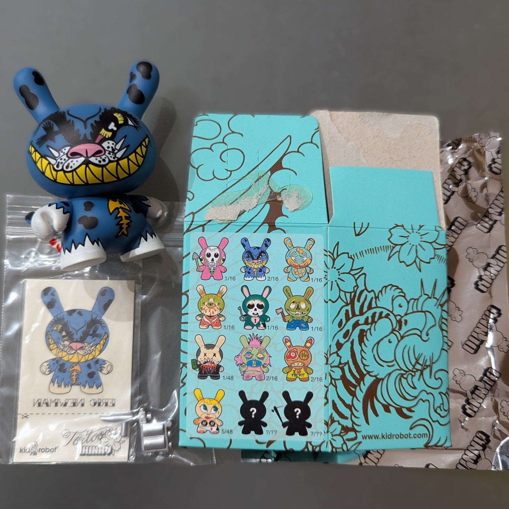 Blue Cat - Dunny Tattoo - Eric Newman 2/16 - 1