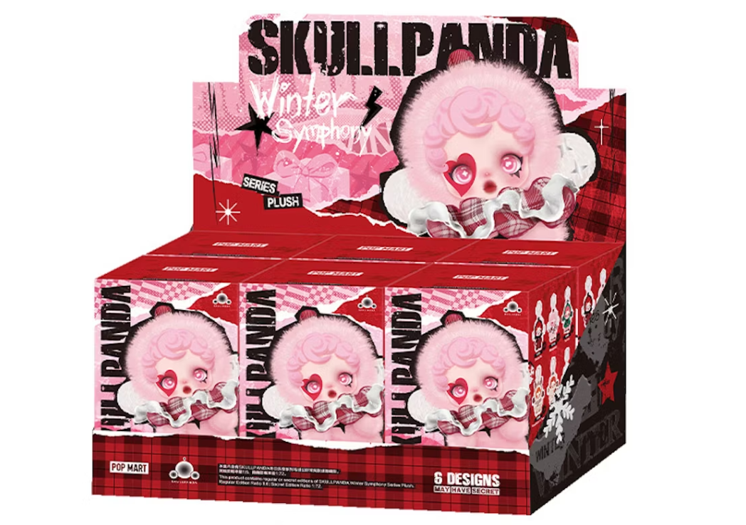 Single Blind Box - SKULLPANDA Winter Symphony Series Plush by POP MART - 1