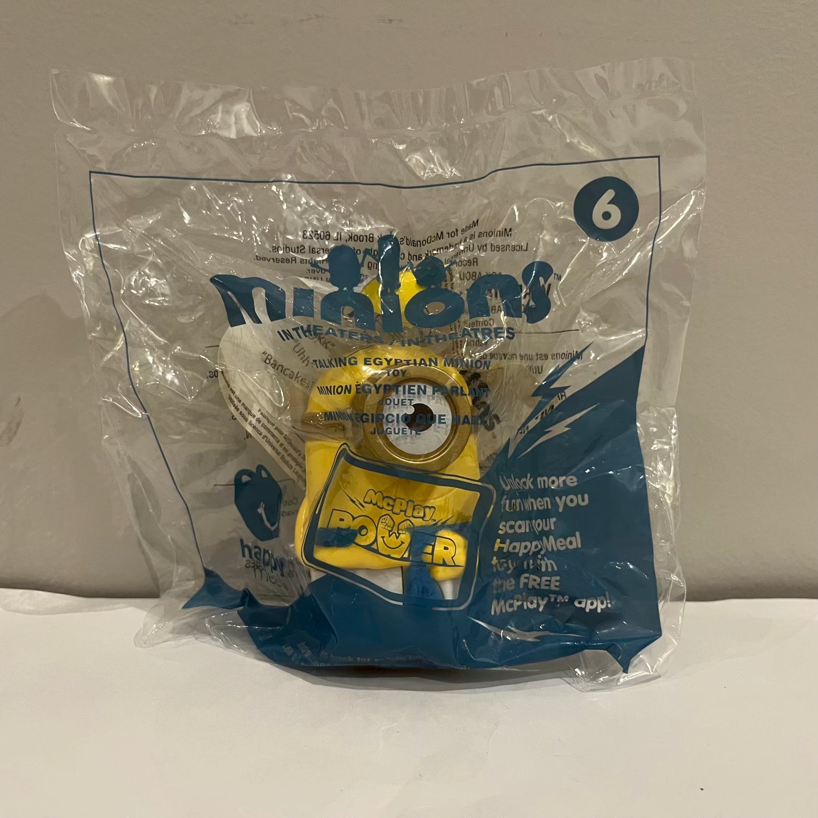 Talking Egyptian Minion 6 - Minions - McDonalds 2015 - 1