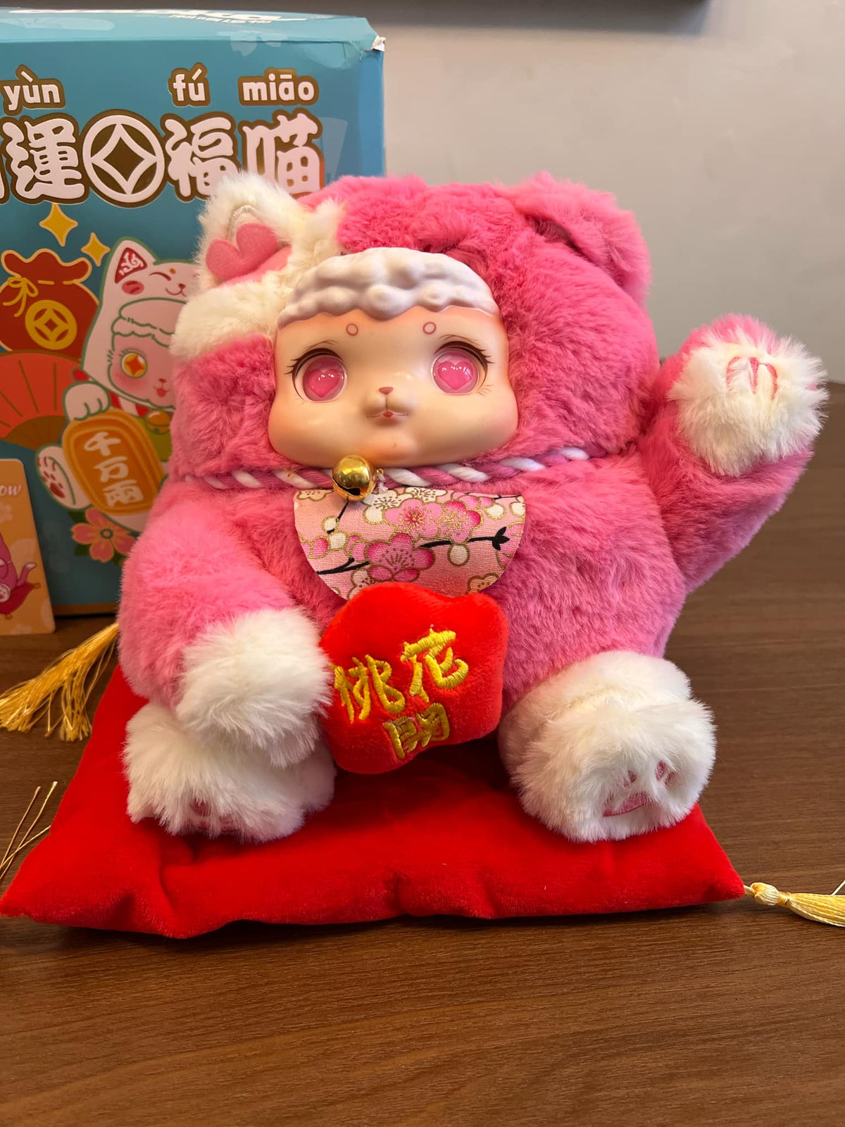 Peach Blossom - CIAOKA Lucky Cat Plush - 1