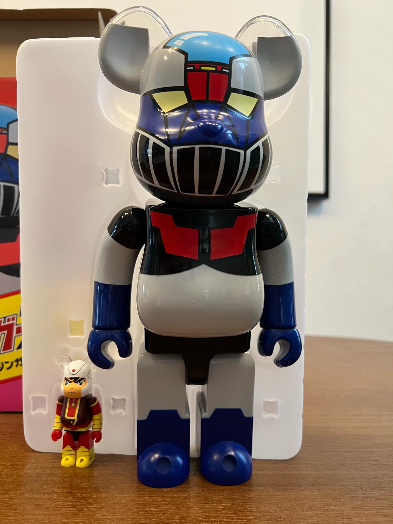 Mazinger Z Bearbrick and Koji Kabuto 100% 400% Set - 1