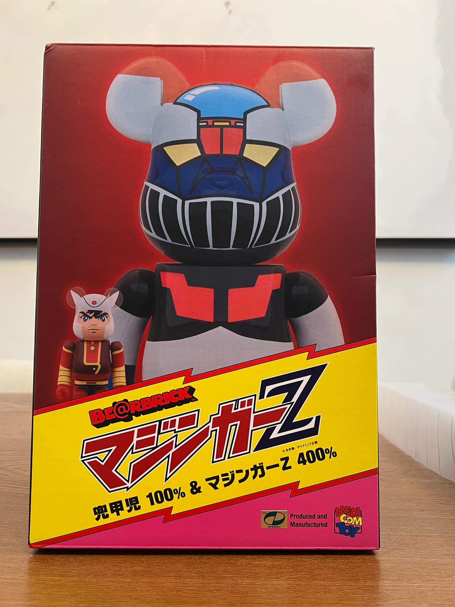 Mazinger Z Bearbrick and Koji Kabuto 100% 400% Set - 6