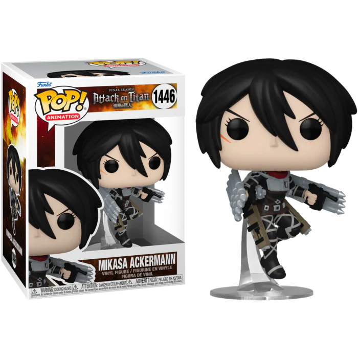 Funko POP! Attack on Titan - Mikasa Ackermann #1446 Pop Vinyl Figure - 1