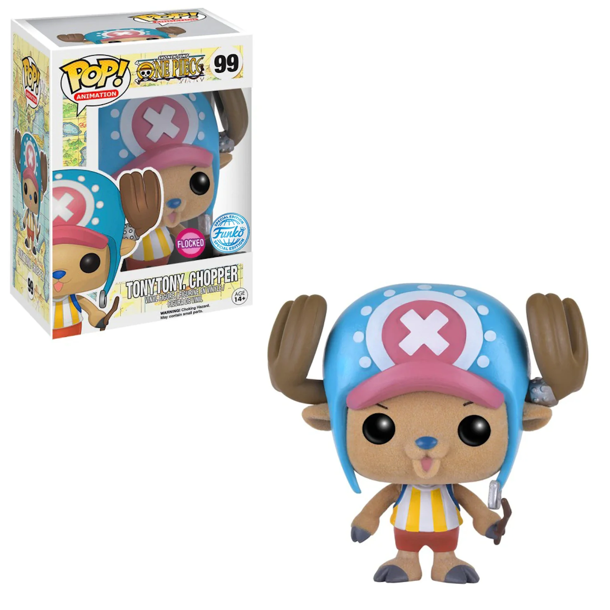 Funko POP! One Piece - Tony Tony Chopper #99 Pop Vinyl Figure (Flocked) - 1