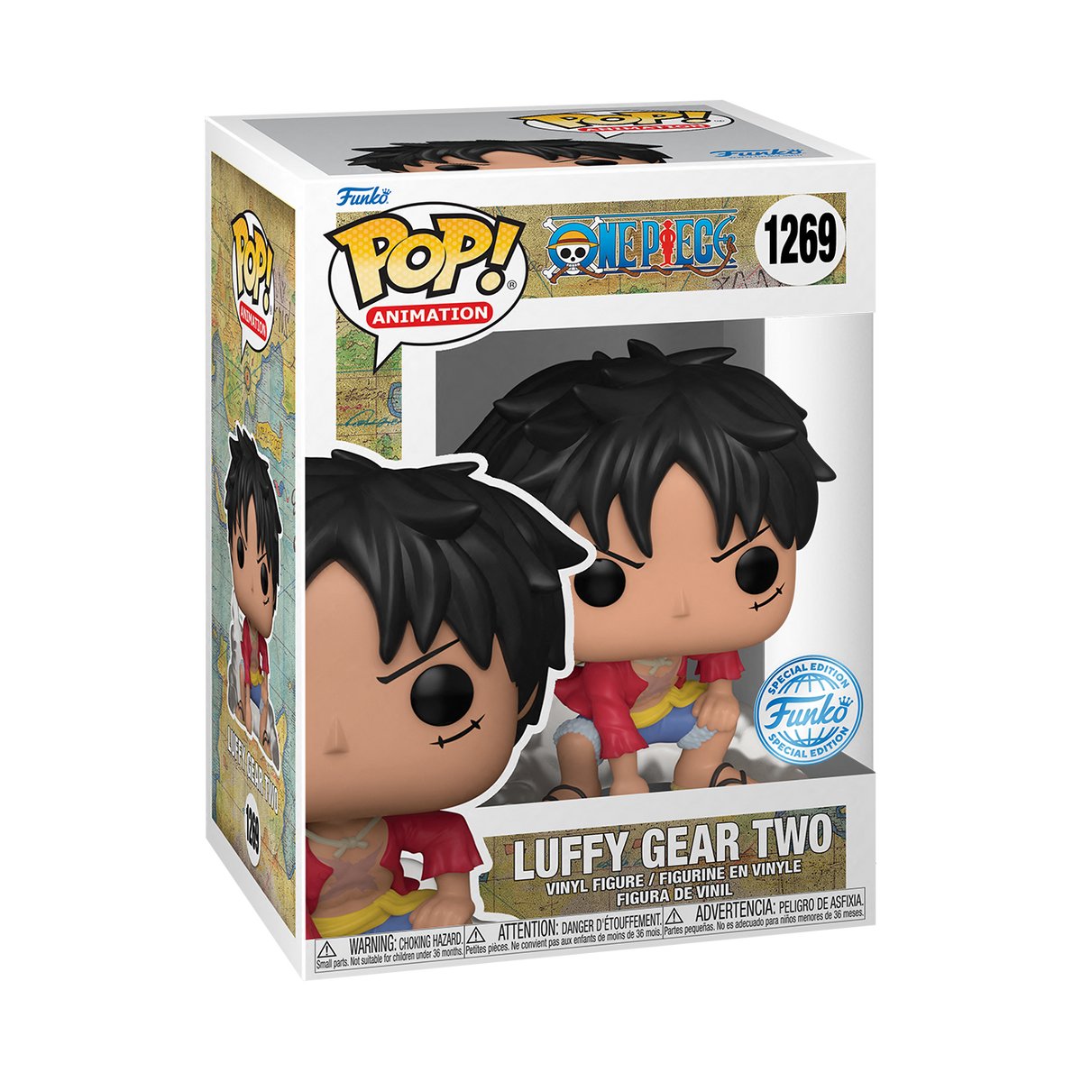 Funko POP! One Piece - Luffy Gear Two #1269 Pop Vinyl Figure - 1