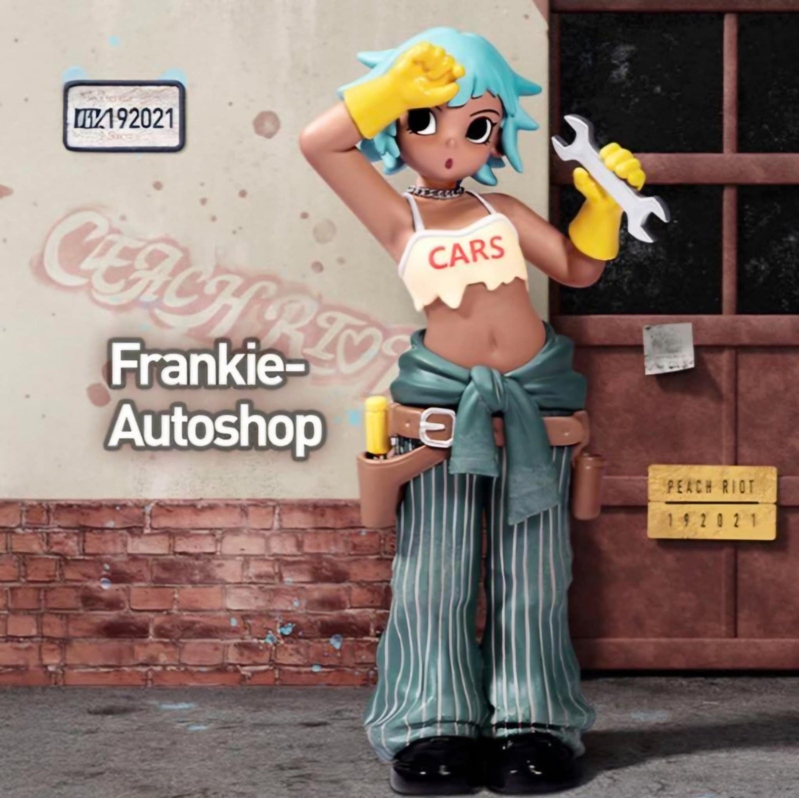 Autoshop (Frankie) - Peach Riot Rush Hour Series - Pop Mart - 1