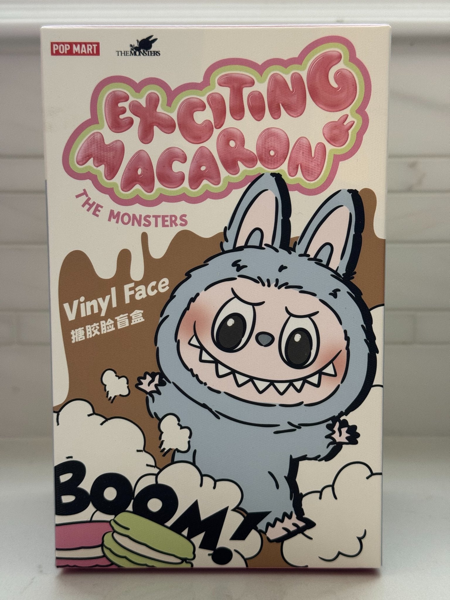 Soymilk - Labubu The MONSTERS Exciting Macaron Vinyl Face by POP MART - 1