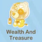 Wealth and Treasure - Raggedy Teddy Today&#39;s Blessings Series by Joybrain