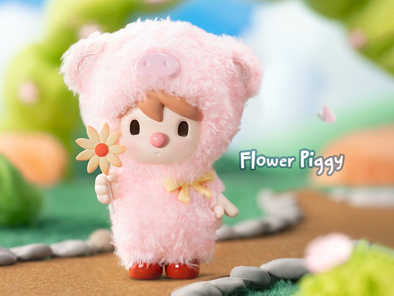 Flower Piggy - Sweet Bean Animal&#39;s Play Series by POP MART