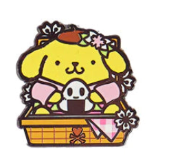 Pompompurin - tokidoki x Hello kitty and Friends Sakura Festival Enamel Pin by Tokidoki