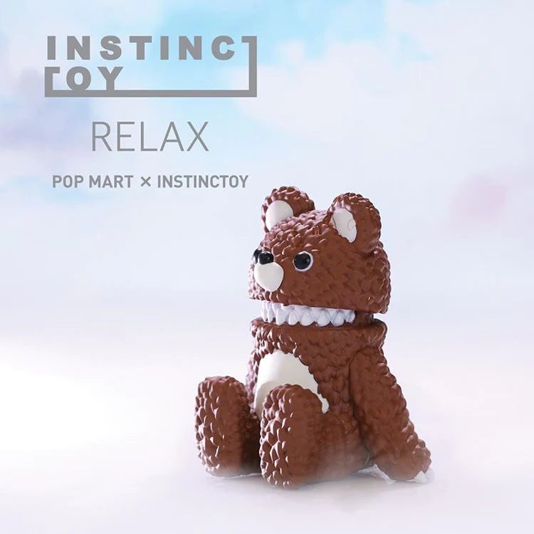 Brown Bear - Relax Series One by Instinctoy x POP MART