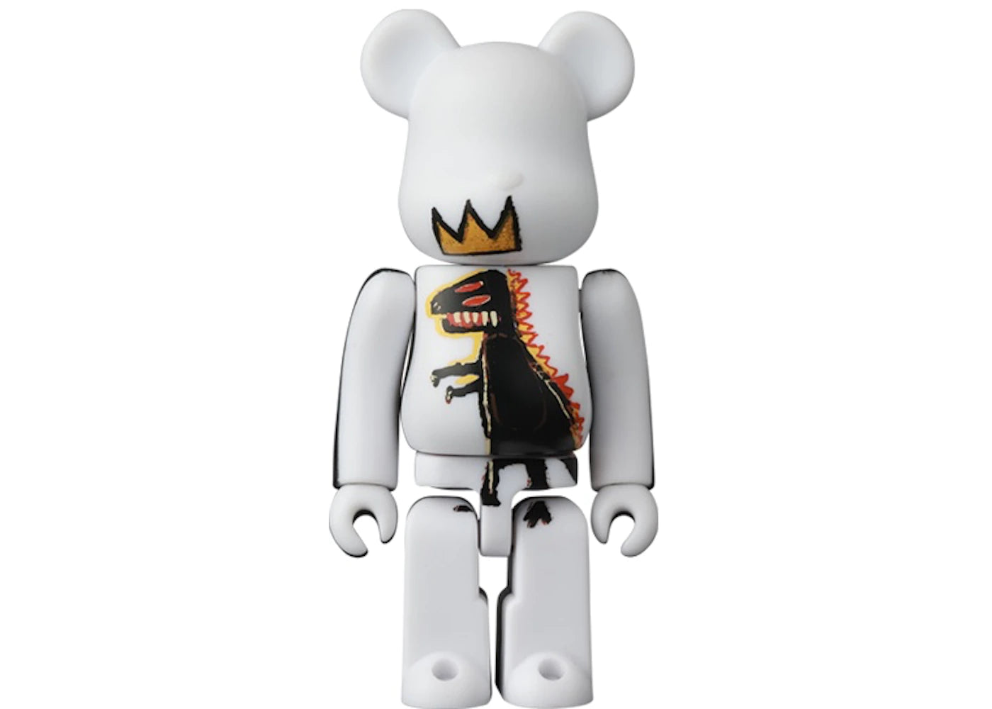 Jean-Michel Basquiat Animal - Bearbrick Series 44 by Medicom