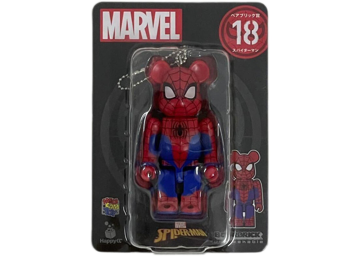 Spiderman #18 100% Bearbrick - Bearbrick x Marvel Spider-Man Happy Kuji by Medicom Toy