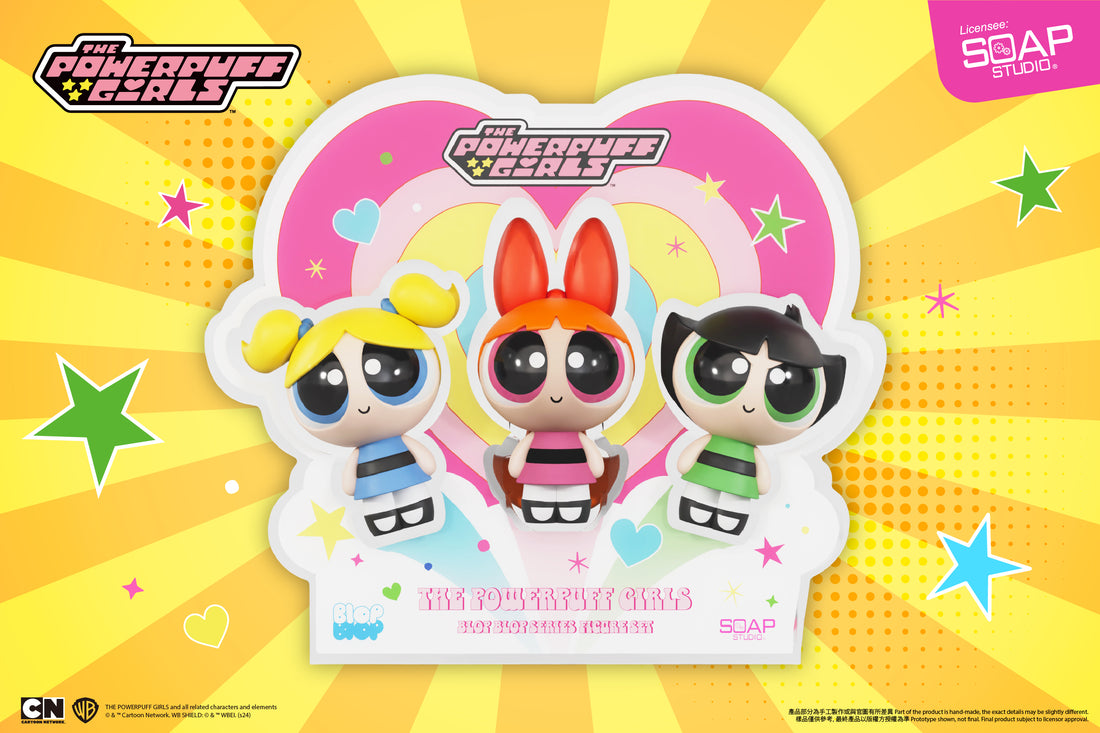 The Powerpuff Girls Blop Blop Series Figure Set by Soap Studio