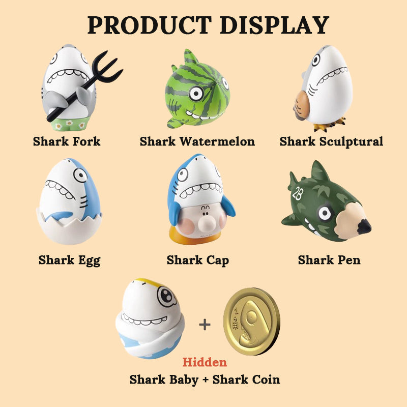 Shark Carving Blind Box by Bu2ma