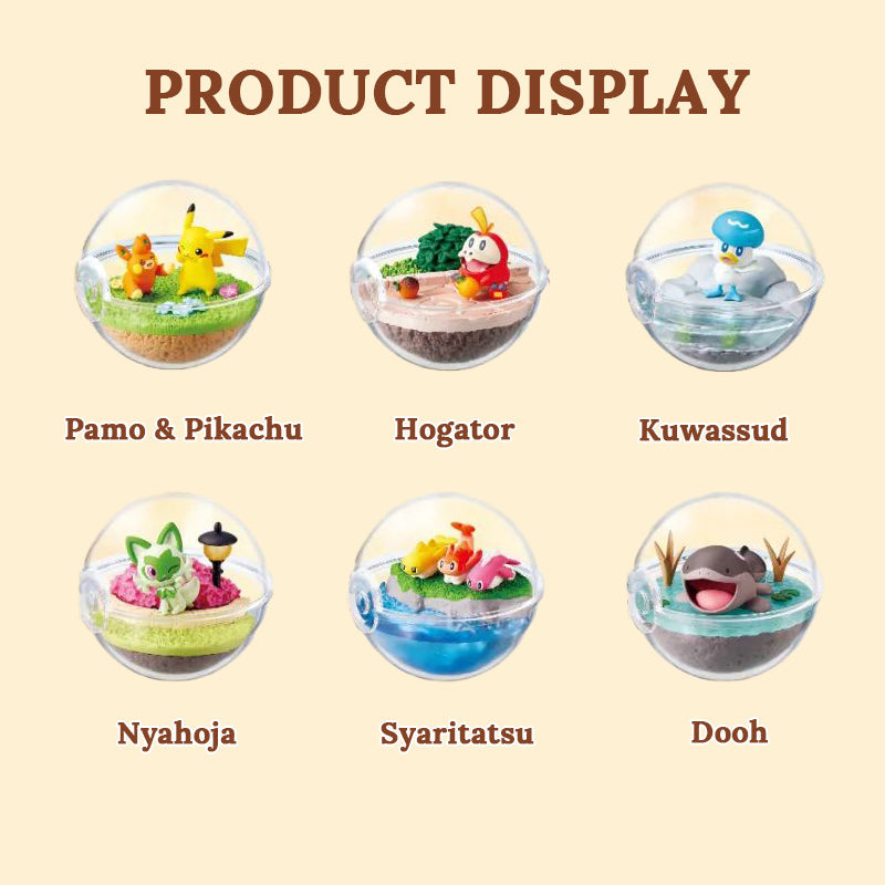 Pokémon World Of Paldea Terrarium Collection by RE-MENT