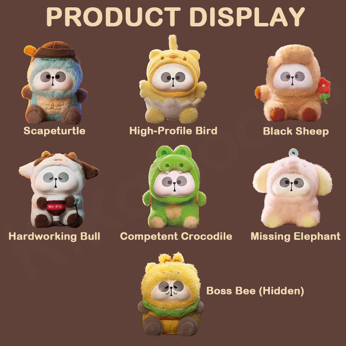 MR.PA Animal Company Limited Plush Pendant Blind Box