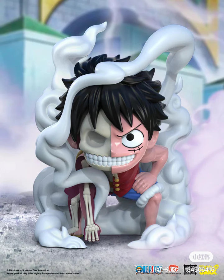 Gear Two - One Piece Luffy&#39;s Gears Edition Freeny&#39;s Hidden Dissectibles Series by Mighty Jaxx