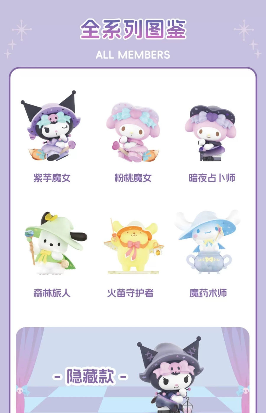 Sanrio Characters Magic Story Blind Box Series by Miniso