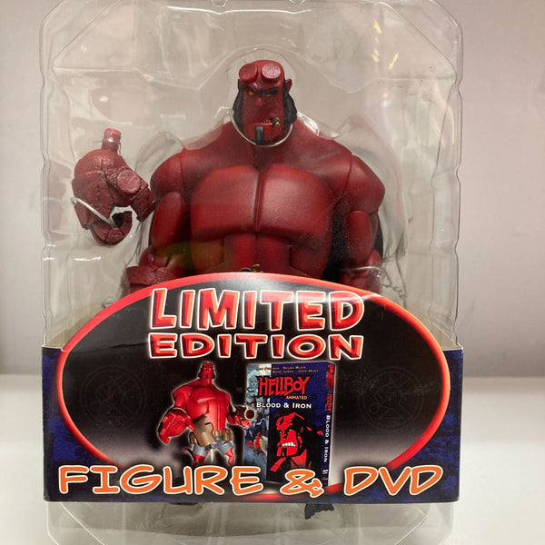 Limited Edition HellBoy sale Figurine & DVD Blood & Iron RARE NEW SEALED Starz.