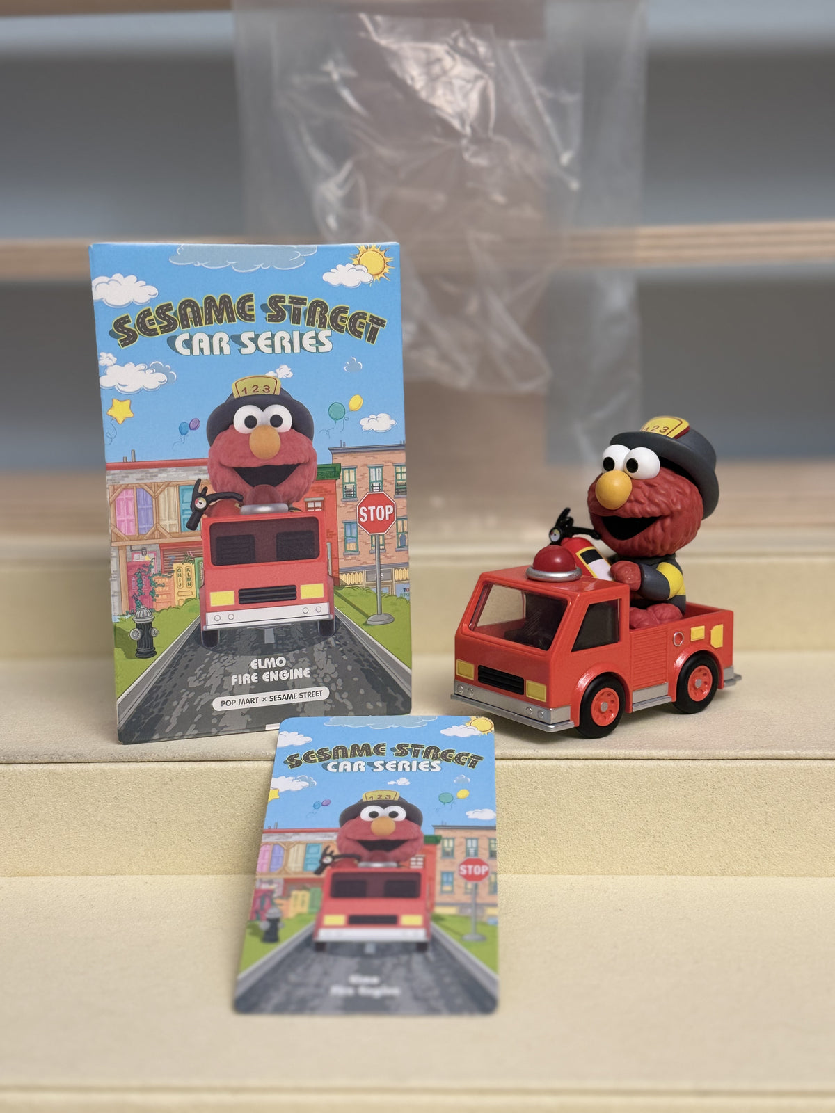 Elmo Fire Engine - Sesame Street Car Series - Pop Mart