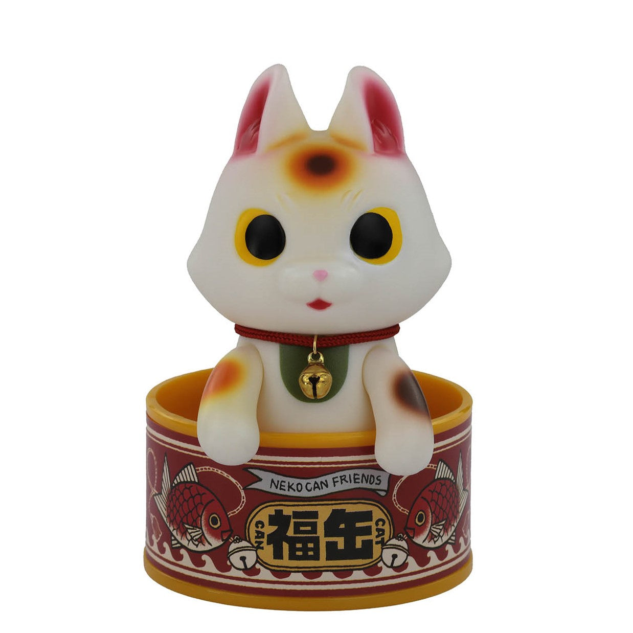 Can Cat Friends Saba Lucky Cat by Konatsu