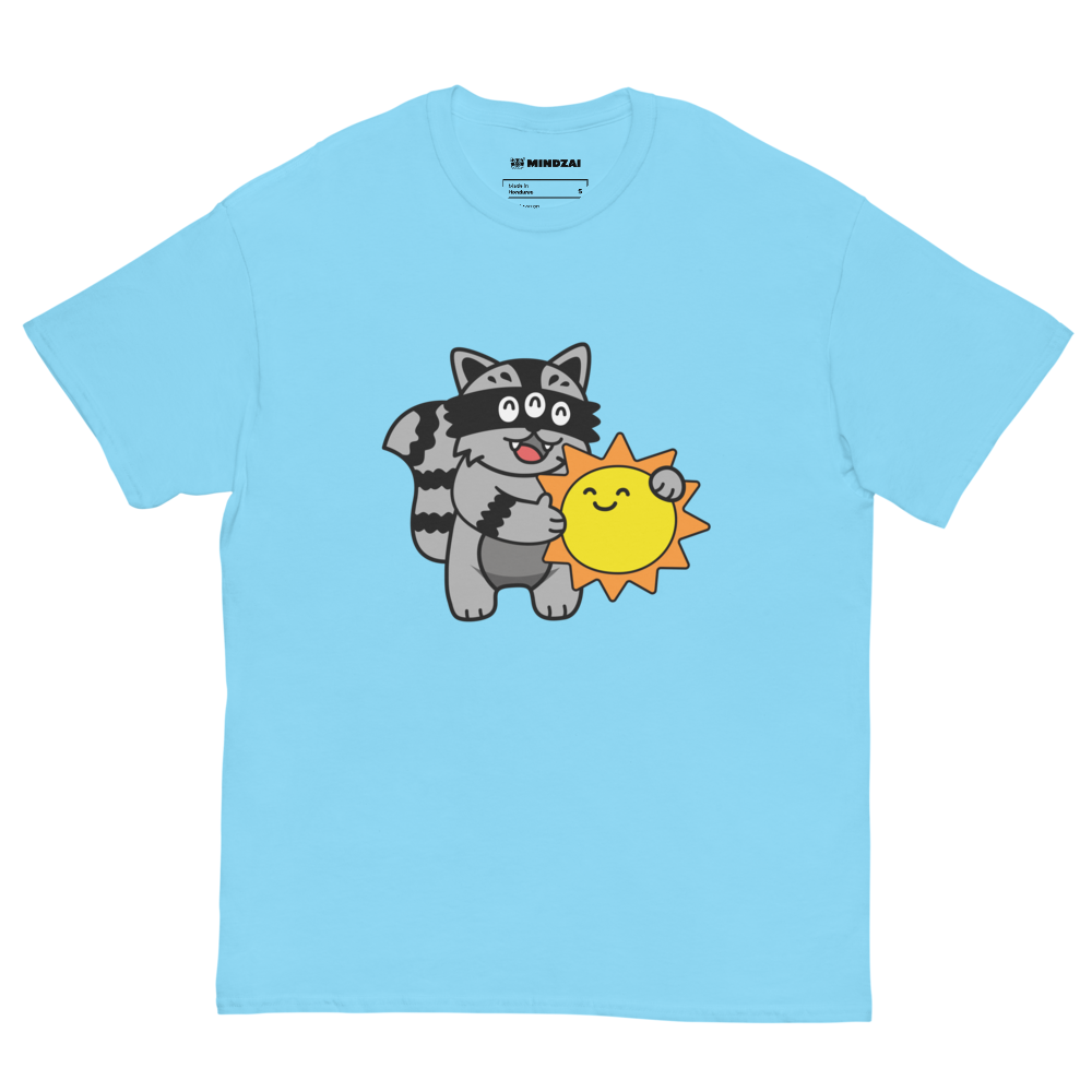 Sunshine Is Your Friend Hunter T-Shirt Sky Blue