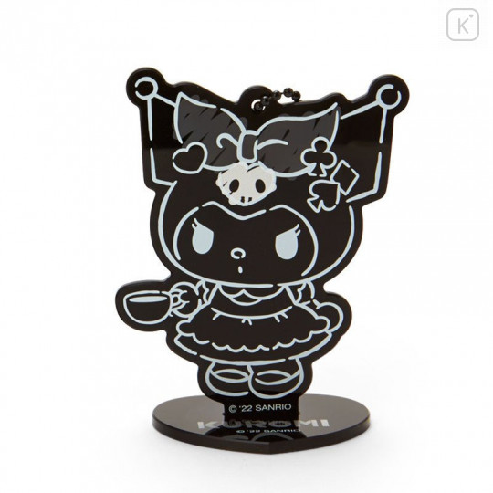 Coffee Kuromi Monochrome Acrylic Keychain Stand by Sanrio