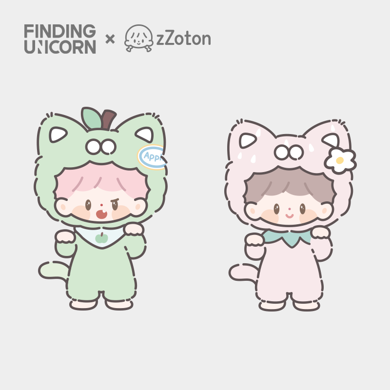 zZoton My Little Cat Fruit Party Series Blind Box by Finding Unicorn