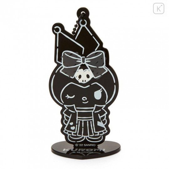 Romina Kuromi Monochrome Acrylic Keychain Stand by Sanrio