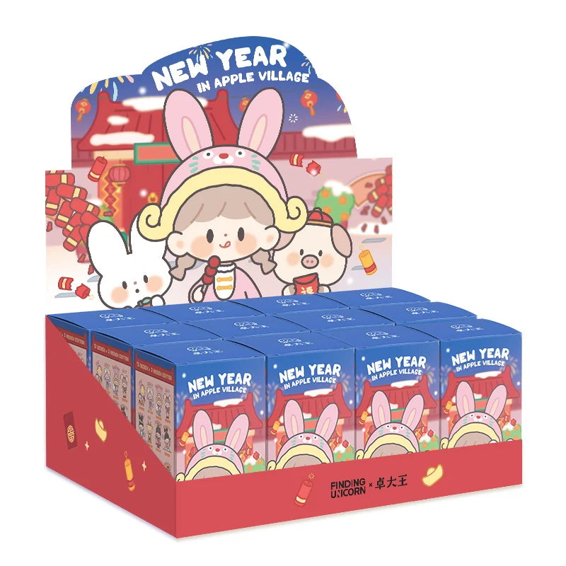 zZoton New Year In Apple Village Series Blind Box by Finding Unicorn